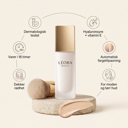 Léora Beauty Fargeskiftende Foundation