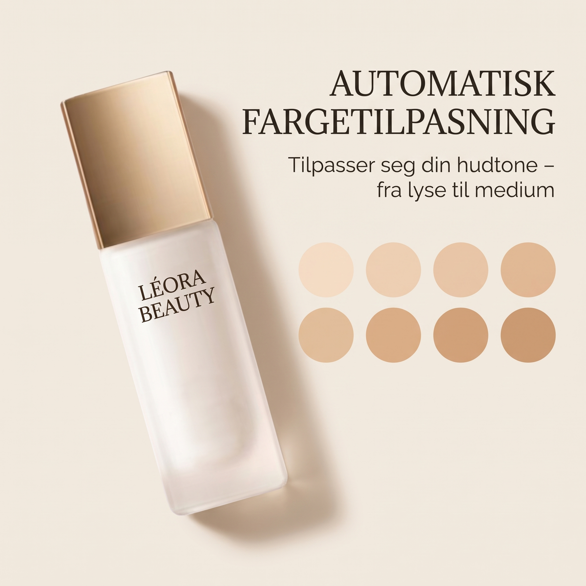 Léora Beauty Fargeskiftende Foundation