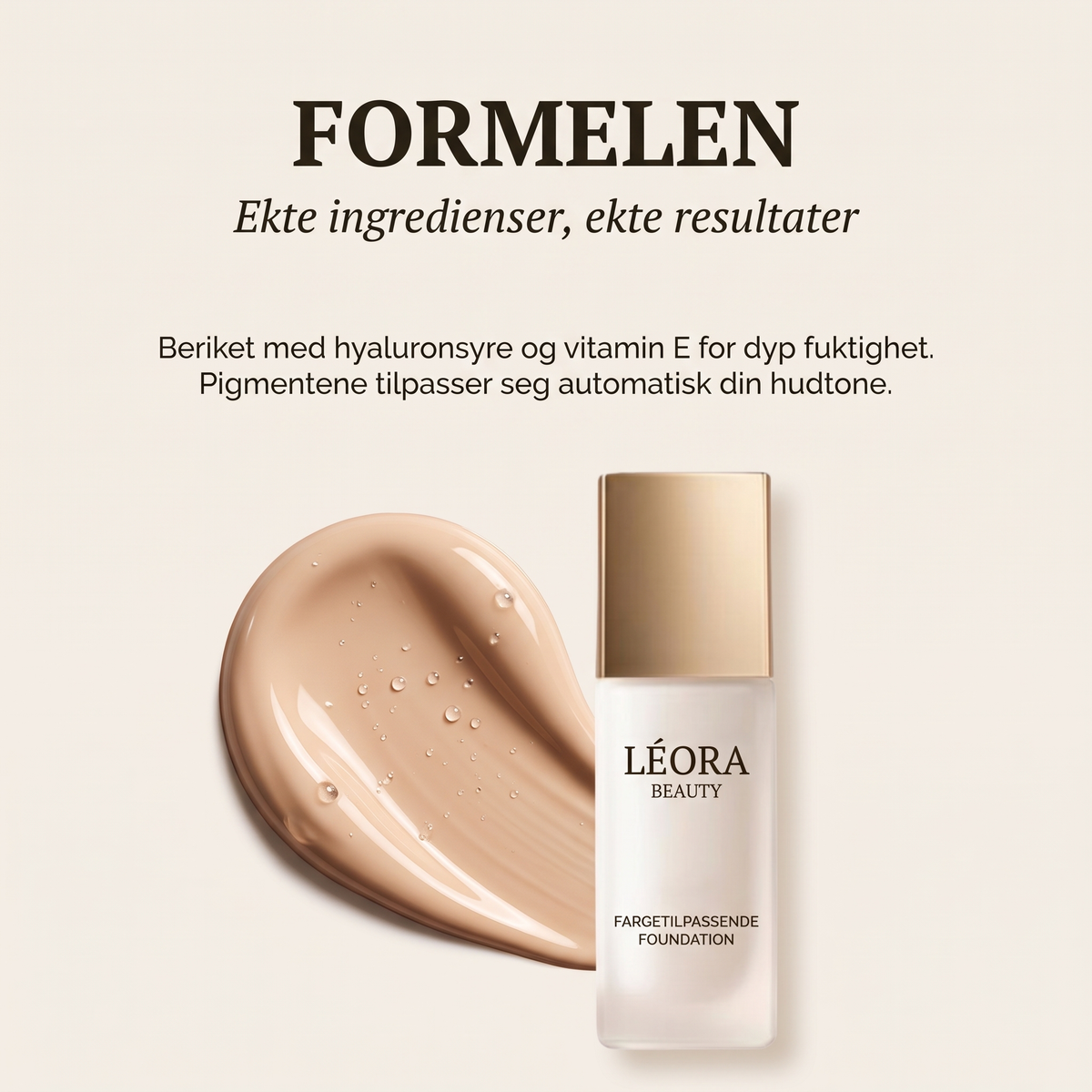 Léora Beauty Fargeskiftende Foundation